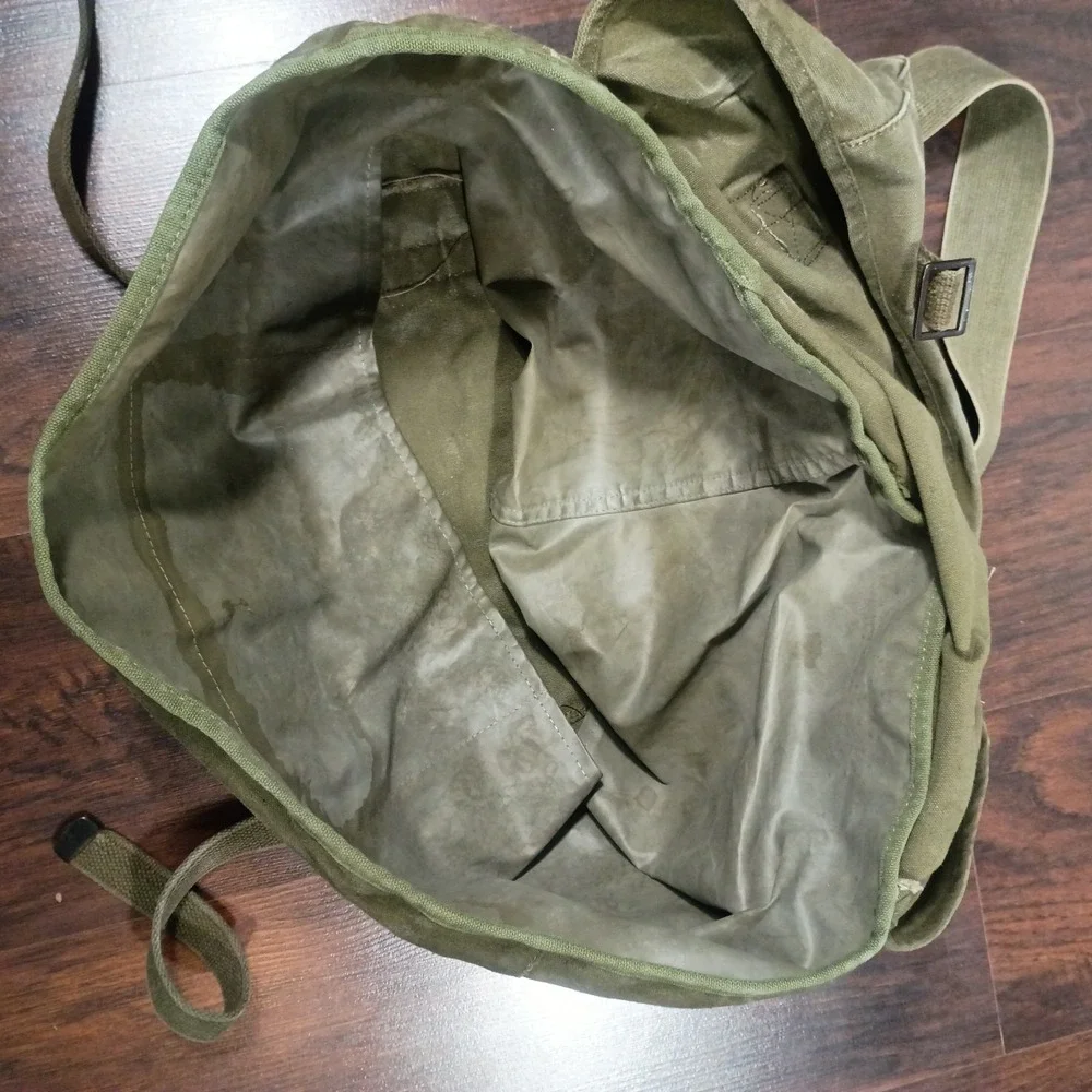 1951 US Army M1945 Field Pack Lower Green  Cargo Pack Musette Messenger Bag